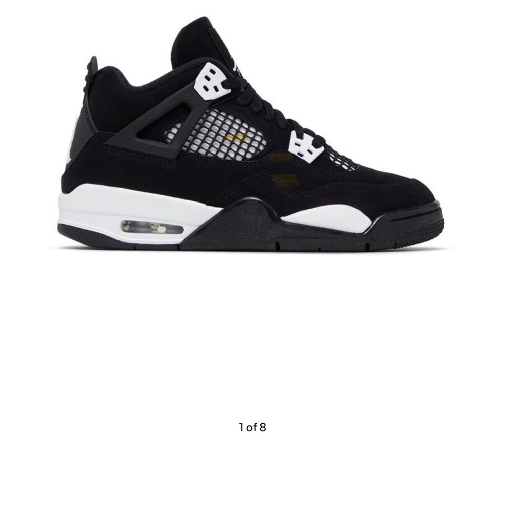 New Jordan 4 white thunder